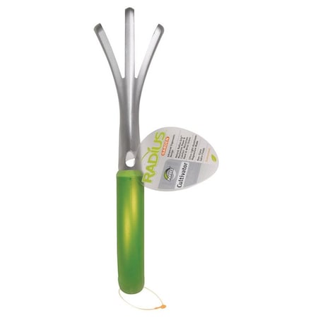 Radius Garden 3 Tine Aluminum Hand Cultivator 6.75 in. Poly Handle 103